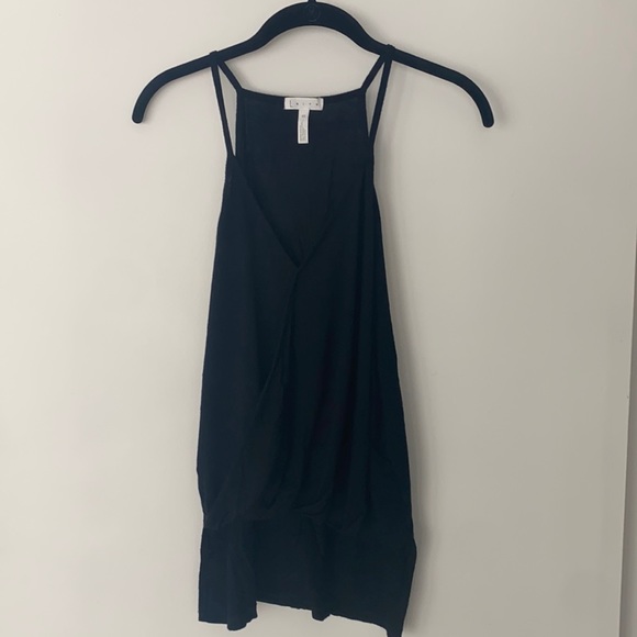 Leith Tops - Leith black spaghetti strap tank top